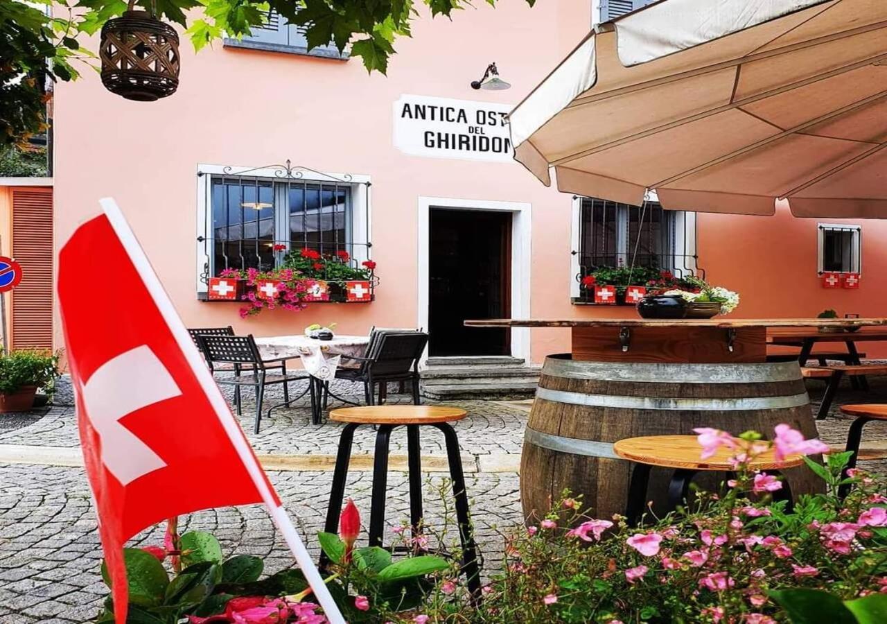 Antica Osteria Ghiridone Hotel Palagnedra Bagian luar foto